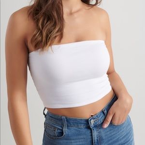 Brandy Melville White Tube Top